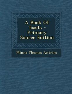 Front cover_A Book Of Toasts
