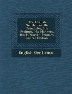 Front cover_The English Gentleman