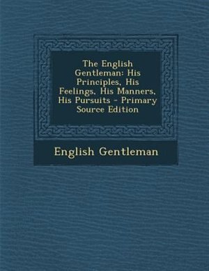 Front cover_The English Gentleman