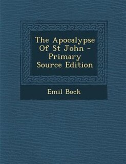 Front cover_The Apocalypse Of St John