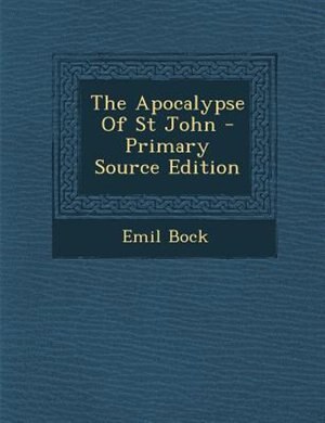 Front cover_The Apocalypse Of St John
