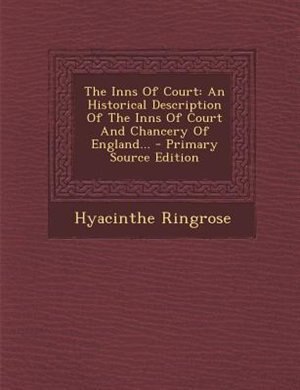 Front cover_The Inns Of Court