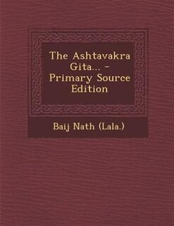 Front cover_The Ashtavakra Gita...