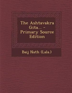 Front cover_The Ashtavakra Gita...