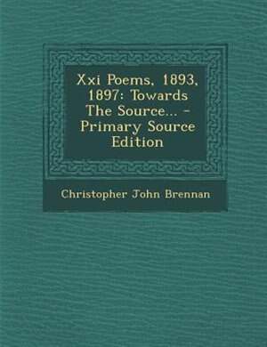 Front cover_Xxi Poems, 1893, 1897