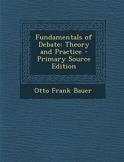 Couverture_Fundamentals of Debate