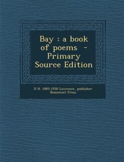 Bay: a book of poems