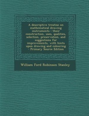 Couverture_A descriptive treatise on mathematical drawing instruments