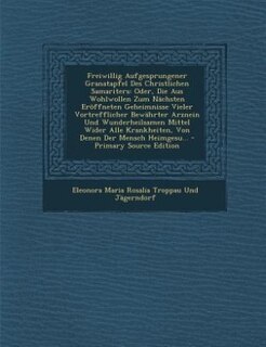 Couverture_Freiwillig Aufgesprungener Granatapfel Des Christlichen Samariters