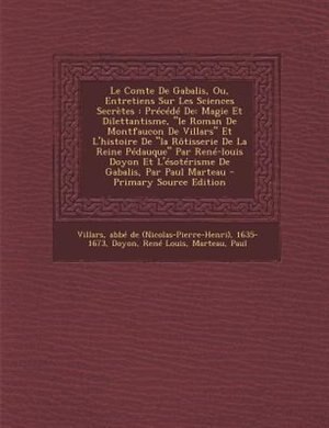 Couverture_Le Comte De Gabalis, Ou, Entretiens Sur Les Sciences Secrètes