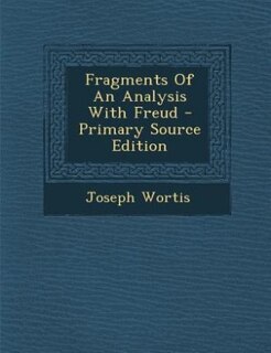 Front cover_Fragments Of An Analysis With Freud