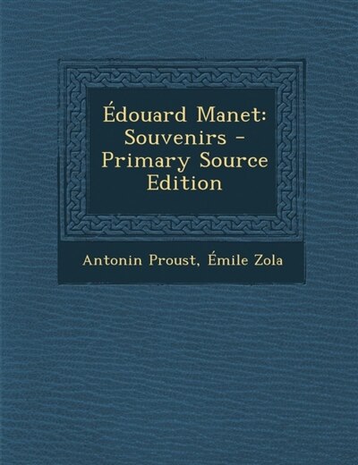 Couverture_Édouard Manet