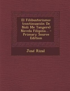 Front cover_El Filibusterismo