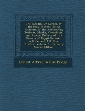 Front cover_The Paradise Or Garden of the Holy Fathers