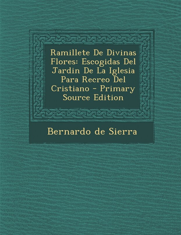Couverture_Ramillete De Divinas Flores
