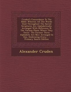 Couverture_Cruden's Concordance To The Bible