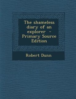 Couverture_The shameless diary of an explorer