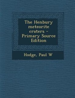 Front cover_The Henbury meteorite craters