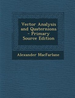 Front cover_Vector Analysis and Quaternions