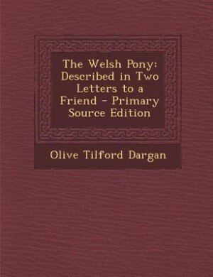 Couverture_The Welsh Pony