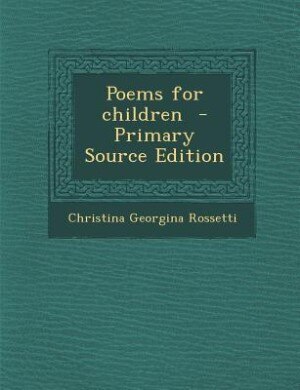 Front cover_Poems for children