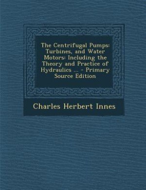 Couverture_The Centrifugal Pumps