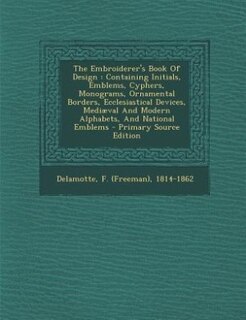 Couverture_The Embroiderer's Book Of Design