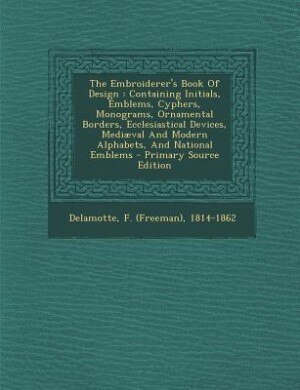 Couverture_The Embroiderer's Book Of Design