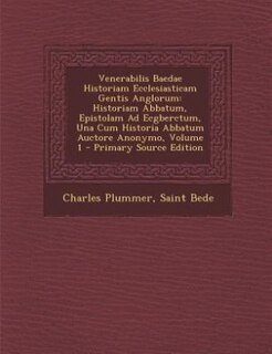 Front cover_Venerabilis Baedae Historiam Ecclesiasticam Gentis Anglorum
