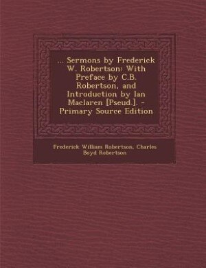 Front cover_... Sermons by Frederick W. Robertson