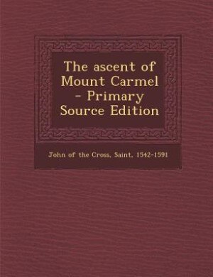 Couverture_The ascent of Mount Carmel