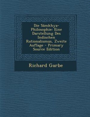 Couverture_Die S&acirc;mkhya-Philosophie