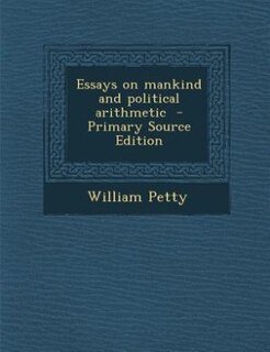 Couverture_Essays on mankind and political arithmetic