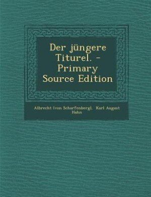 Couverture_Der jüngere Titurel. - Primary Source Edition