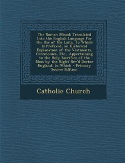 Couverture_The Roman Missal