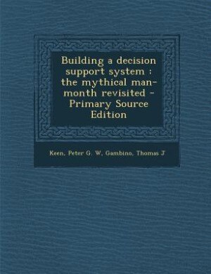 Front cover_Building a decision support system