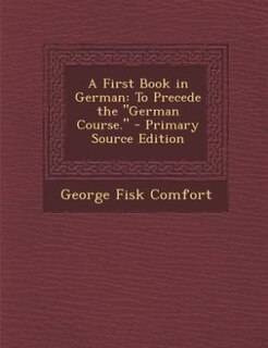 Front cover_A First Book in German
