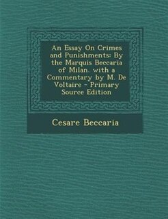 Front cover_An Essay On Crimes and Punishments