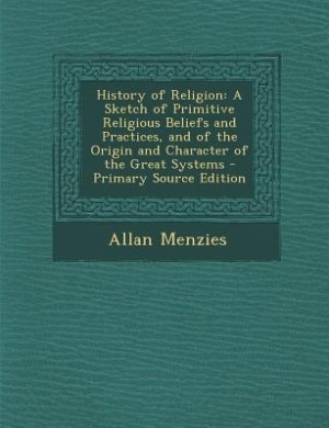 Front cover_History of Religion