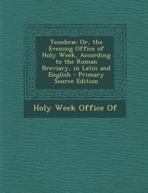 Front cover_Tenebræ