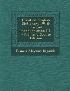 Couverture_Croatian-english Dictionary