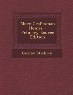 Front cover_More Craftsman Homes - Primary Source Edition