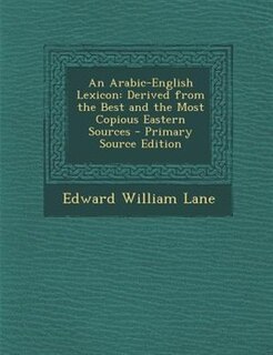 Couverture_An Arabic-English Lexicon