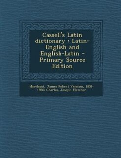 Couverture_Cassell's Latin dictionary