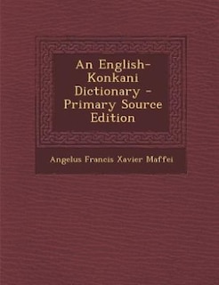 Front cover_An English-Konkani Dictionary - Primary Source Edition