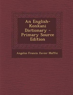 Front cover_An English-Konkani Dictionary - Primary Source Edition