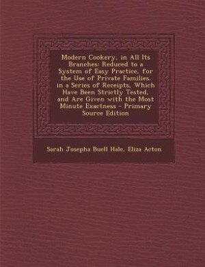Front cover_Modern Cookery, in All Its Branches
