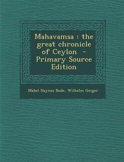 Front cover_Mahavamsa