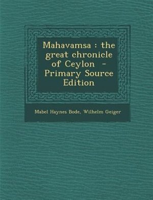 Front cover_Mahavamsa