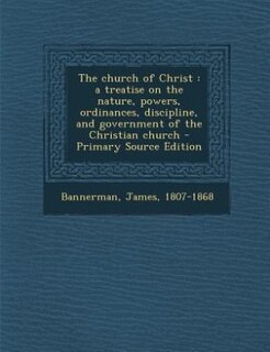 Couverture_The church of Christ